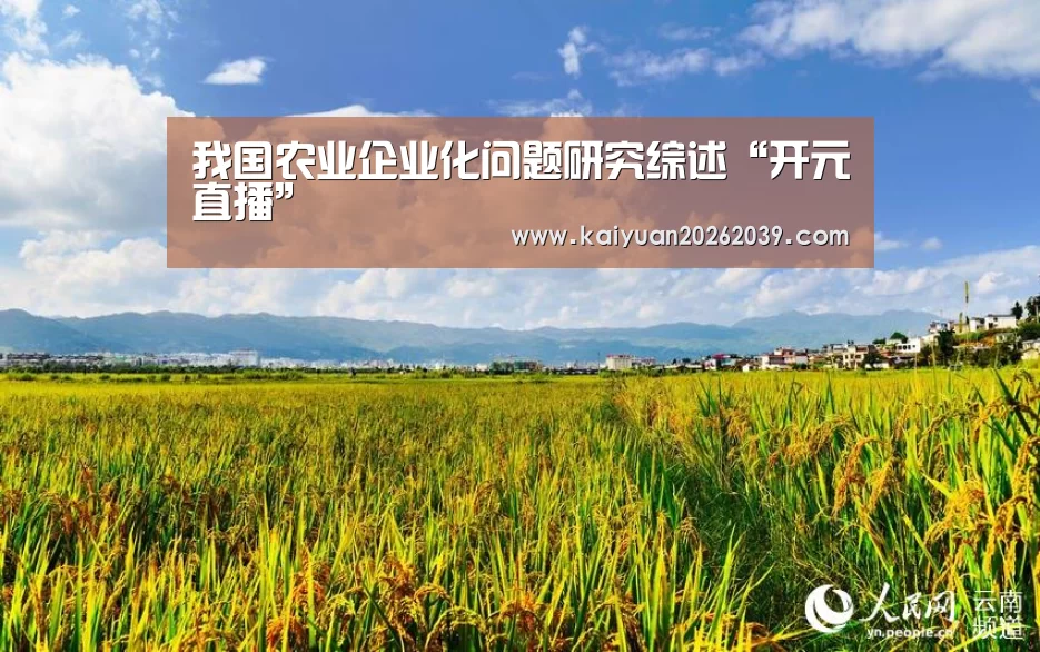 我国农业企业化问题研究综述“开元直播”(图2) 开元直播